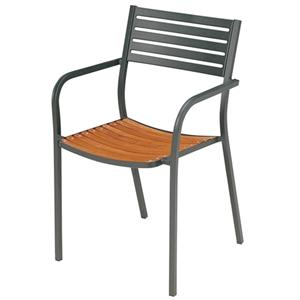 EMU POLTRONCINA CON SEDUTA TEAK SEGNO