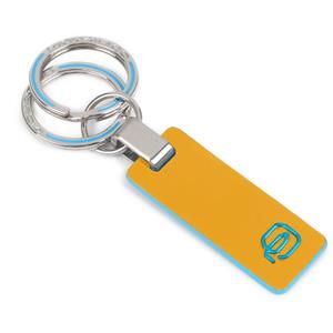 Portachiavi Piquadro In Pelle - Doppia Anella E Moschettone, Design Elegante E Funzionale, Colore Nero - Foto 9