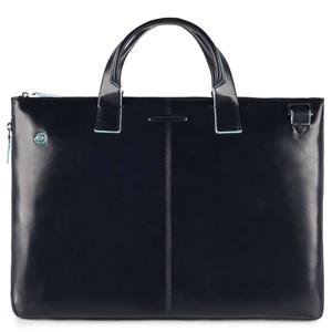 PIQUADRO CARTELLA ESPANDIBILE 2 MANICI BLUE SQUARE