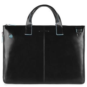 PIQUADRO CARTELLA ESPANDIBILE 2 MANICI BLUE SQUARE