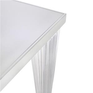 KARTELL TAVOLO TOP TOP CON PIANO IN VETRO