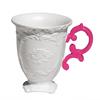 SELETTI Tazza In Porcellana I-Wares Gold - Altezza 11,5 Cm, Manico Oro - Design Elegante Per La Tavola