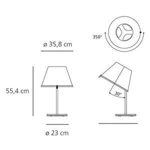 ARTEMIDE CHOOSE TAVOLO - HALO PERGAMENA