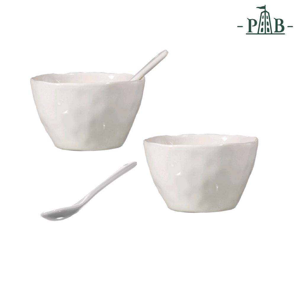PORCELLANA BIANCA SET DUE CIOTOLINE CONVIVIO