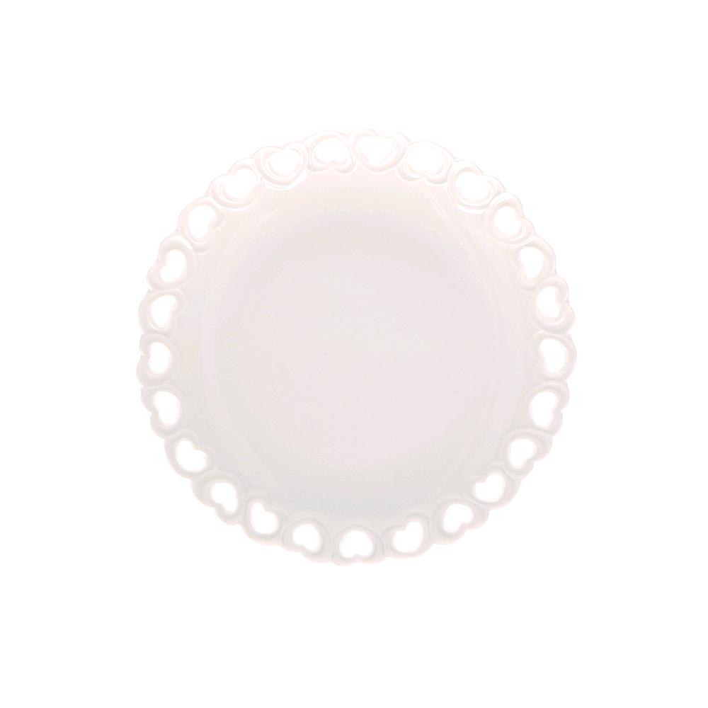 PORCELLANA BIANCA PIATTINO VALENTINO