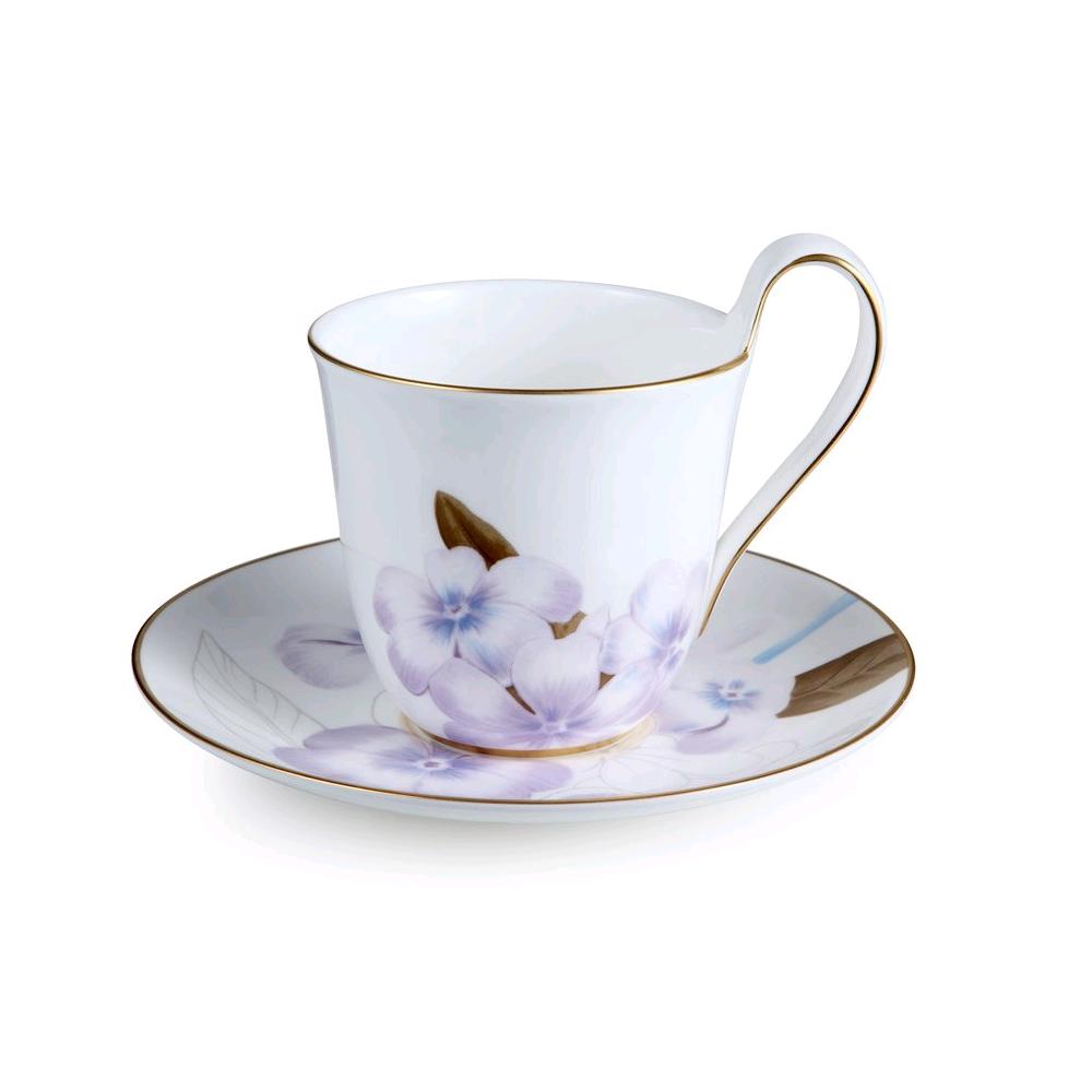 ROYAL COPENHAGEN TAZZA THE CON PIATTINO RODODENDRO