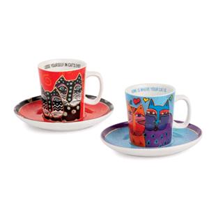 EGAN SET 2 TAZZE CAFFE' LAUREL BURCH