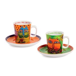 EGAN SET 2 TAZZE CAFFE' LAUREL BURCH