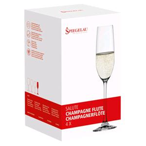 Spiegelau Confezione 4 Flute Champagne Salute