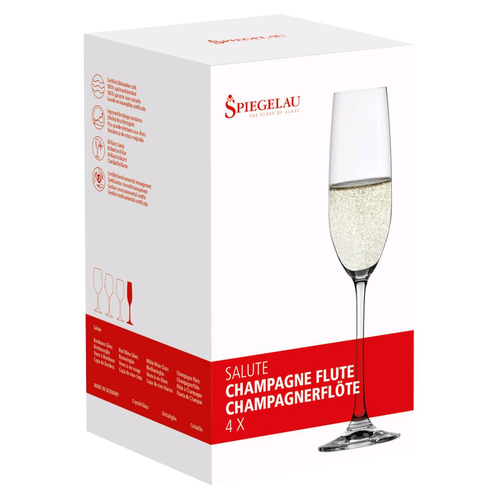 SPIEGELAU CONFEZIONE 4 FLUTE CHAMPAGNE SALUTE