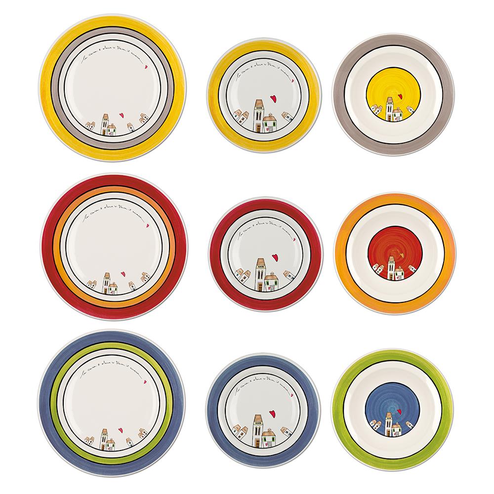 EGAN SET 18 PIATTI LE CASETTE