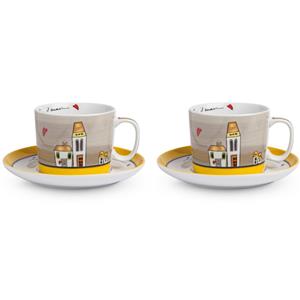 EGAN SET 2  TAZZE COLAZIONE LE CASETTE