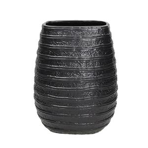 Fontebasso Vaso Oval Nero Zimbabwe