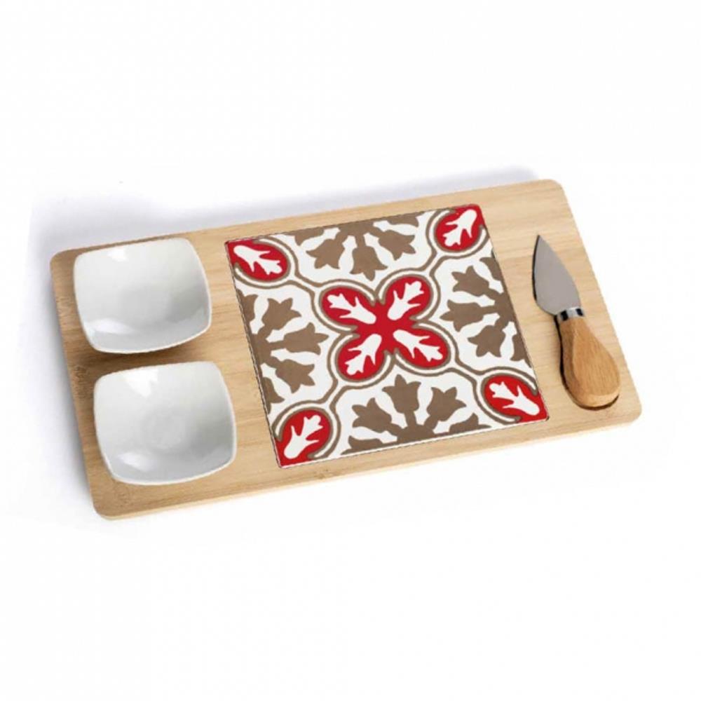 EVVIVA SET FORMAGGIO CON CIOTOLE E COLTELLO LISBONA