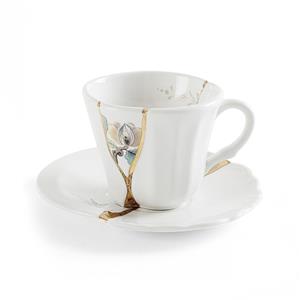 Seletti Tazza Caffe Con Piattino Decoro N3 Kintsugi