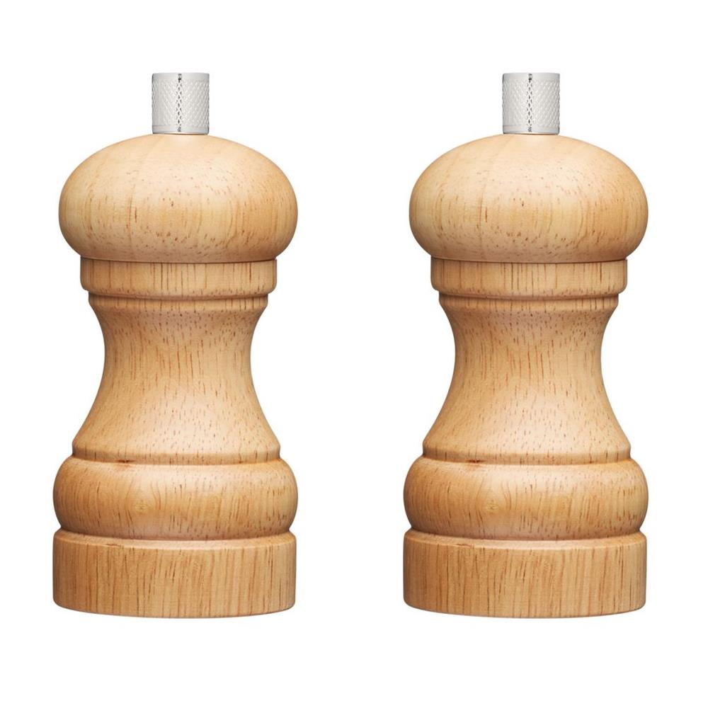 Set Sale E Pepe In Vetro Con Vassoio Legno - Stile Rustico Mason Jar Per Cucina - Foto 9