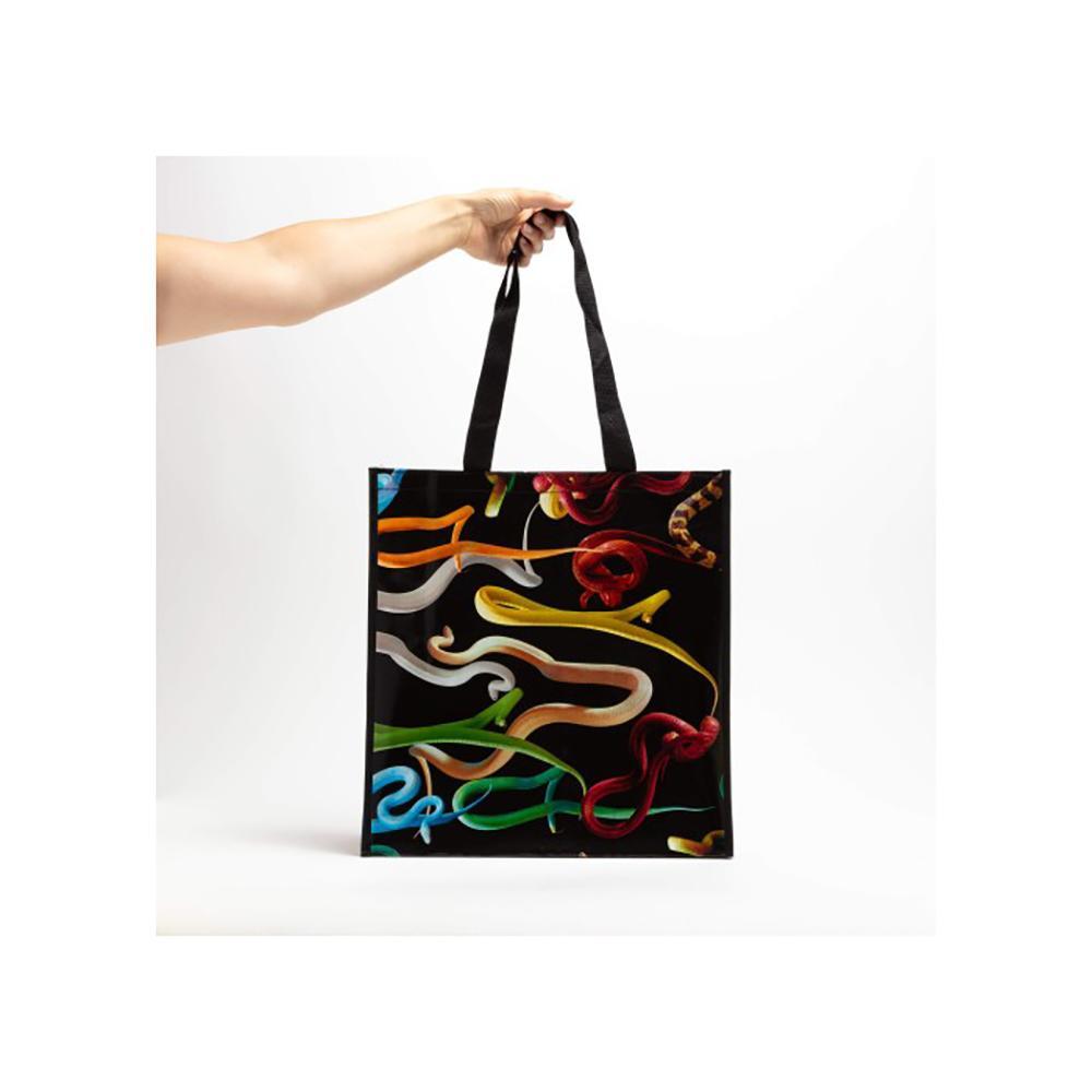 SELETTI SHOPPING BAG SNAKES