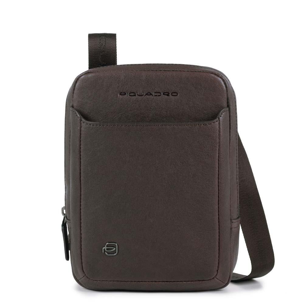 Piquadro Borsello In Pelle Black Square - Borselli Black Square