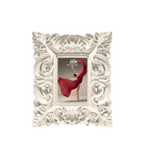 Bitray Cornice Portafoto Vintage 17,8x14 Cm, Con Bordo Perle E Vetro, Per Parete, Decorazione Casa Retrò