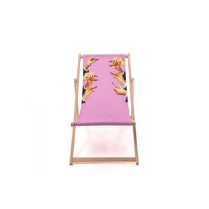 SELETTI SDRAIO LIPSTICKS PINK