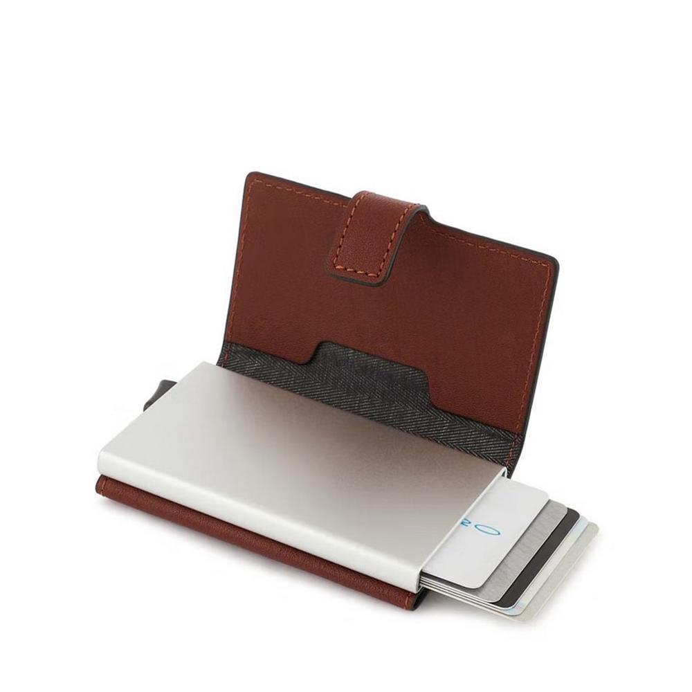 PIQUADRO BLACK SQUARE PORTACARTE AUTOMATICO