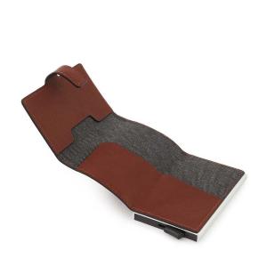 PIQUADRO BLACK SQUARE PORTACARTE AUTOMATICO