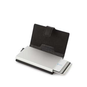 PIQUADRO BLACK SQUARE PORTACARTE AUTOMATICO