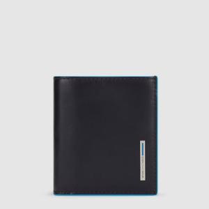 PIQUADRO BLUE SQUARE PORTAFOGLIO UOMO VERTICALE