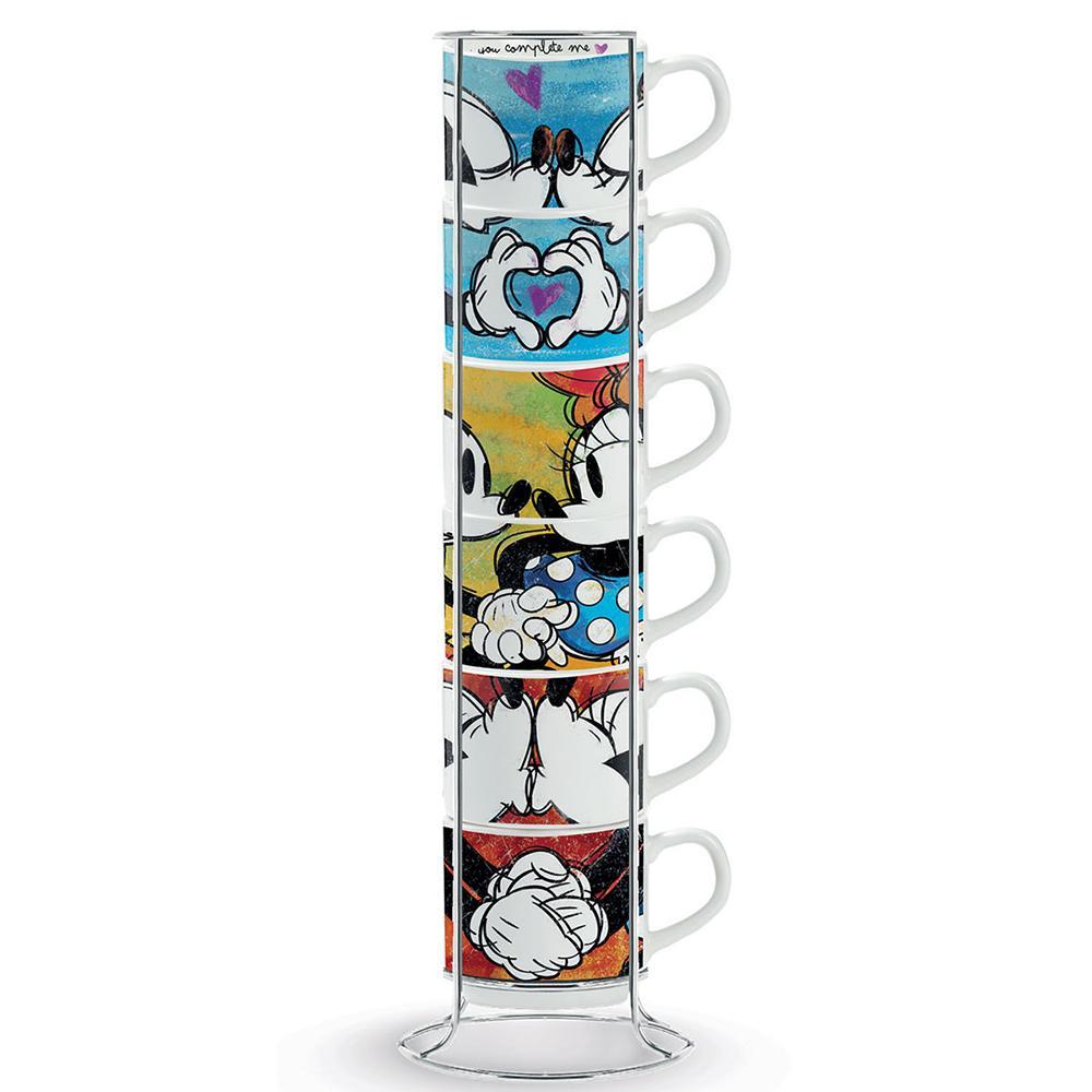 EGAN MICKEY E MINNIE SET 6 TAZZE CAFFE