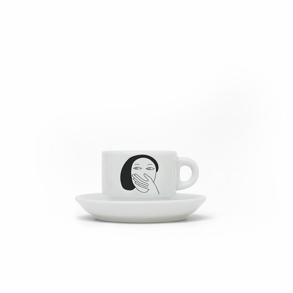 KIASMO TAZZA CAFFE CON PIATTINO SOPHIA I