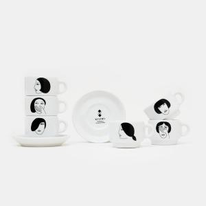 KIASMO TAZZA CAFFE CON PIATTINO SOPHIA I
