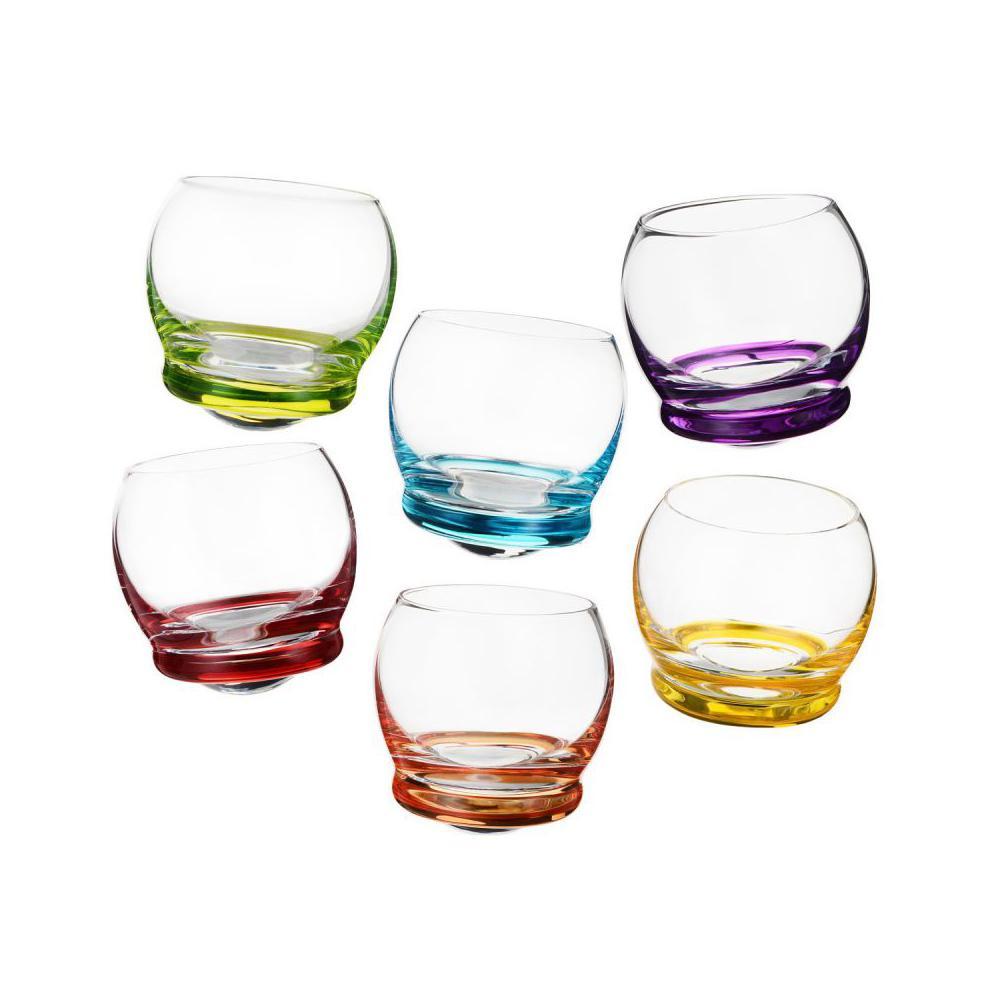 ONLYLUX TROTTOLA SET 6 BICCHIERI LIQUORE 