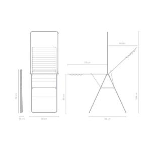 BRABANTIA HANGON STENDIBIANCHERIA 25MT CON BARRA