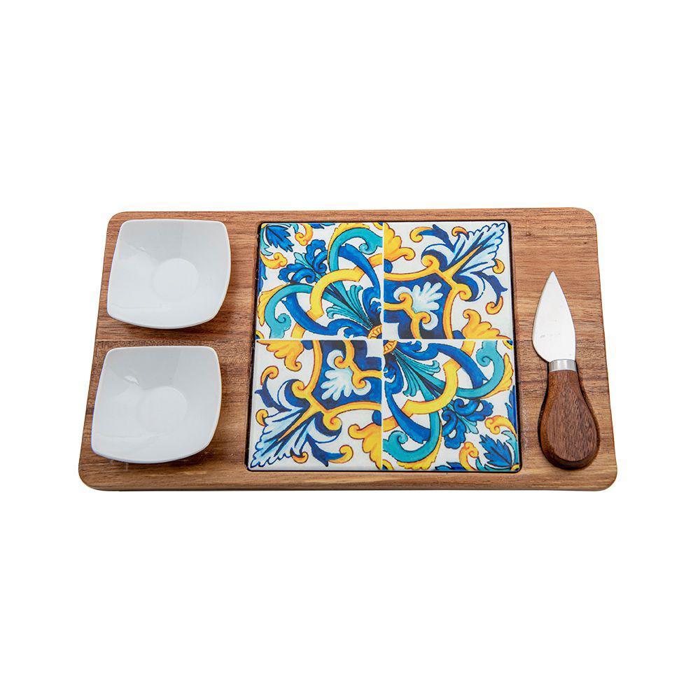 Zassenhaus Easy Set Per Formaggio In Plastica - 4 Pezzi: Coltelli E Forchetta Per Ogni Tipo Di Formaggio