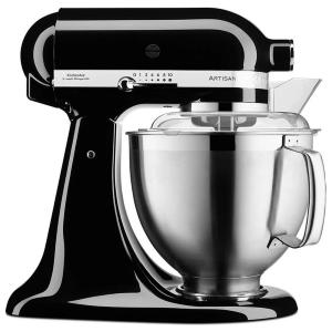 KITCHEN-AID ROBOT ARTISAN CON GANCI IN ACCIAIO E CIOTOLA