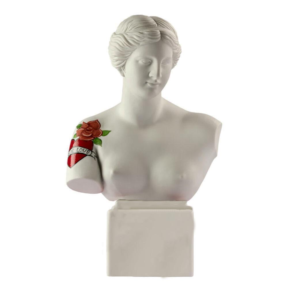 SBORDONE CAPODIMONTE VENERE BUSTO TATUAGGIO 