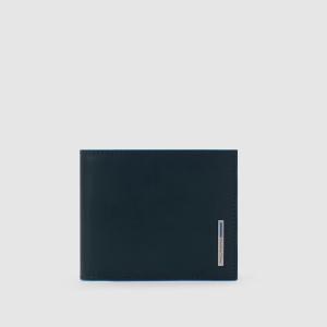 PIQUADRO PORTAFOGLIO UOMO IN PELLE BLUE SQUARE 