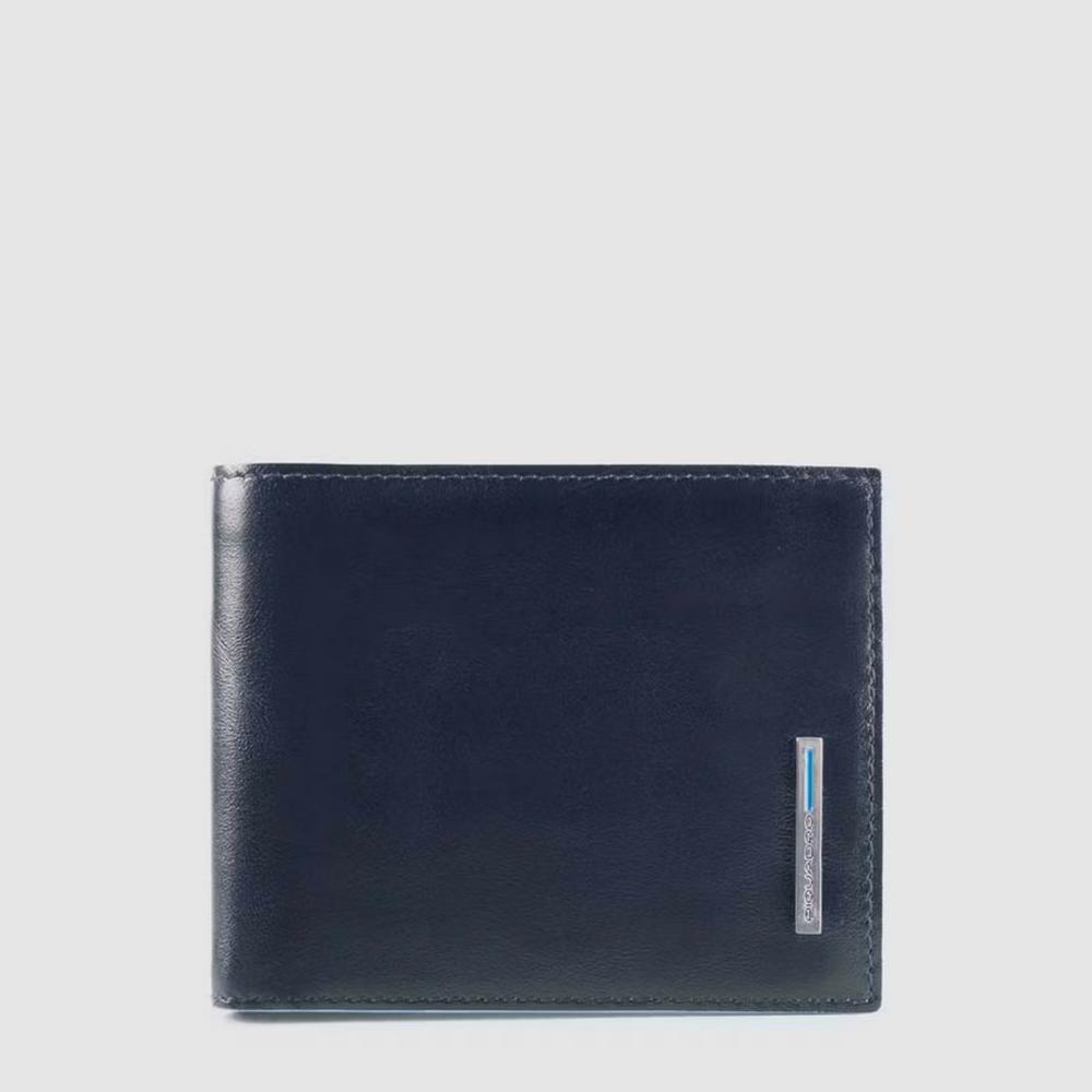 PIQUADRO BLUE SQUARE PORTAFOGLIO UOMO CON PORTAMONETE