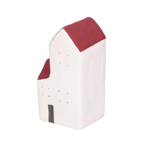 RITUALI DOMESTICI NELVILLAGGIO CASETTA CON LED ROSSA 