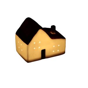 RITUALI DOMESTICI NELVILLAGGIO CASETTA CON LED ROSSA 