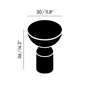 TOM DIXON TANK VASO RAME 