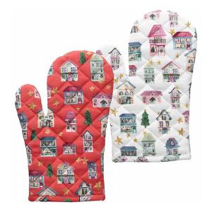 FONTEBASSO CHRISTMAS CONVERSATION SET 2 GUANTI DA FORNO