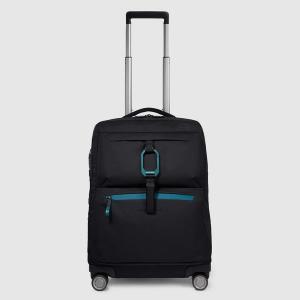 Piquadro C2o Trolley Cabina 4 Ruote In Tessuto Riciclato