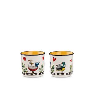 EGAN COCORICO' SET 2 BICCHIERINI