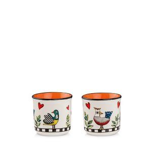 EGAN COCORICO' SET 2 BICCHIERINI
