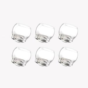 ONLYLUX TROTTOLA SET 6 BICCHIERI LIQUORE 