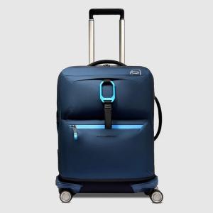 PIQUADRO C2O TROLLEY CABINA 4 RUOTE IN TESSUTO RICICLATO