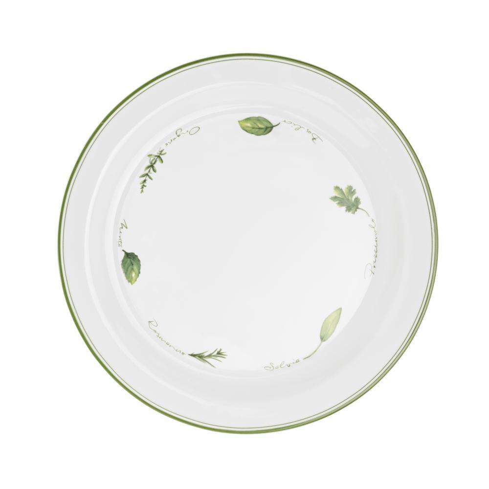 PORCELLANA BIANCA COLTIVIA PIATTO PORTATA