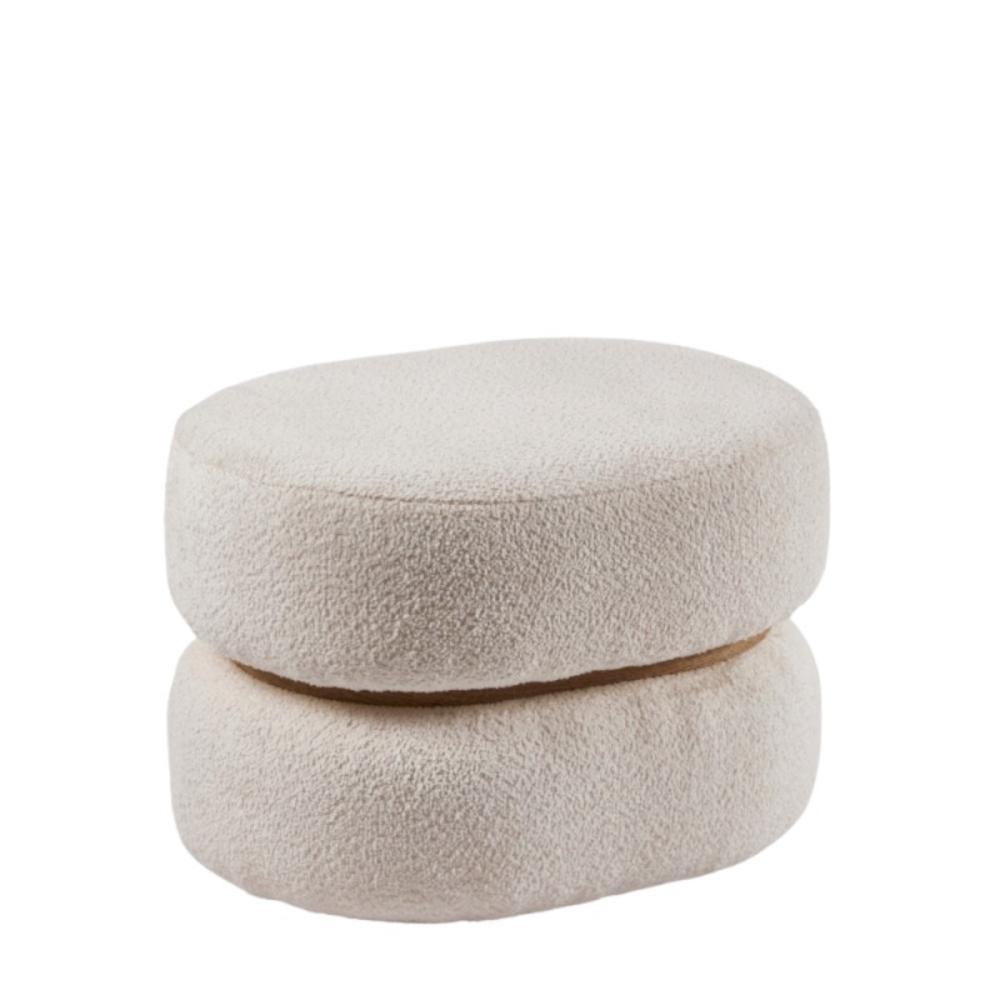 DE GASPERI POUF BOUCLE OVALE 