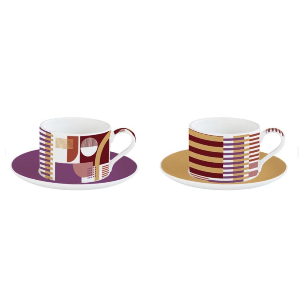 EASY LIFE GEOMETRIC ART SET 2 TAZZE